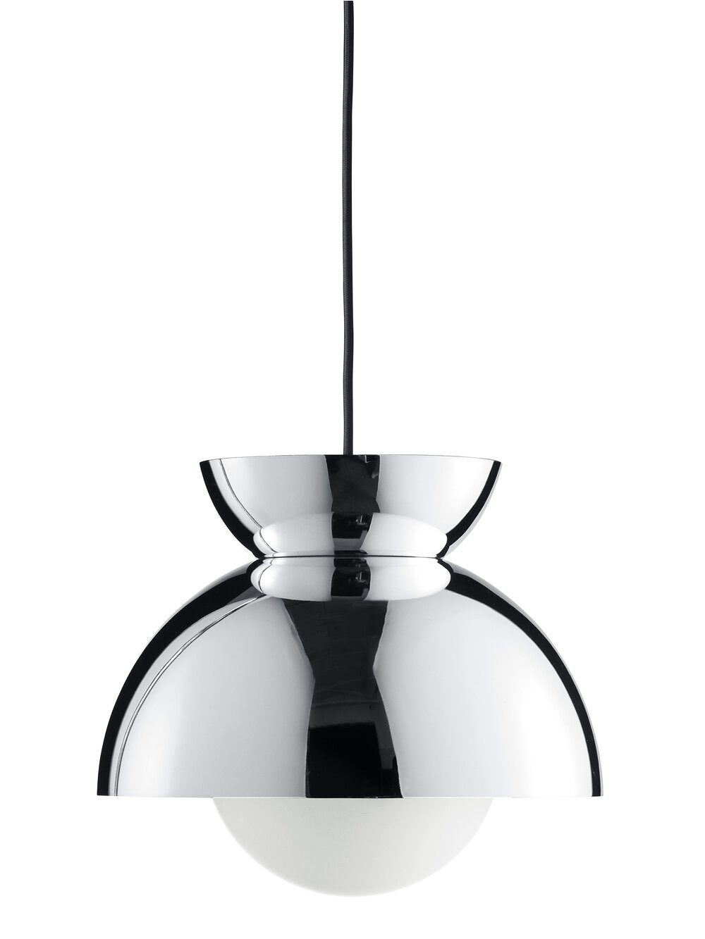 Butterfly pendel, Chrome - Ø29 cm.